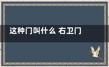 这种门叫什么 右卫门是什么意思？
